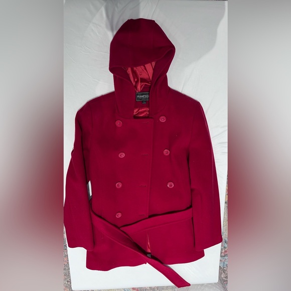 Rampage Jackets & Blazers - Rampage Women's Bold Red Pea Coat